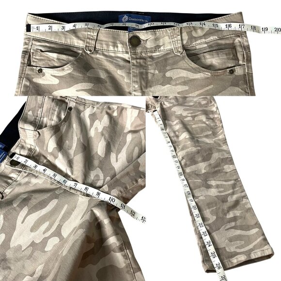 Democracy Women's Camo "Ab"solution Ankle Pants Size 12 Cotton Blend Stretch - Picture 4 of 5
